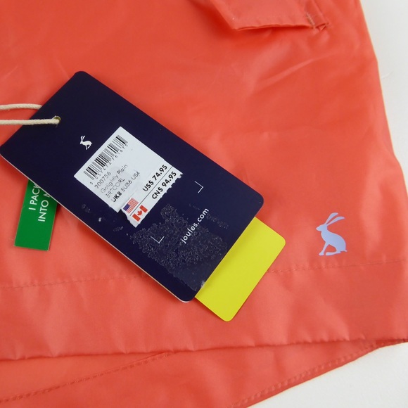 Joules Go Lightly Packaway Waterproof Rain Jacket - Picture 4 of 13